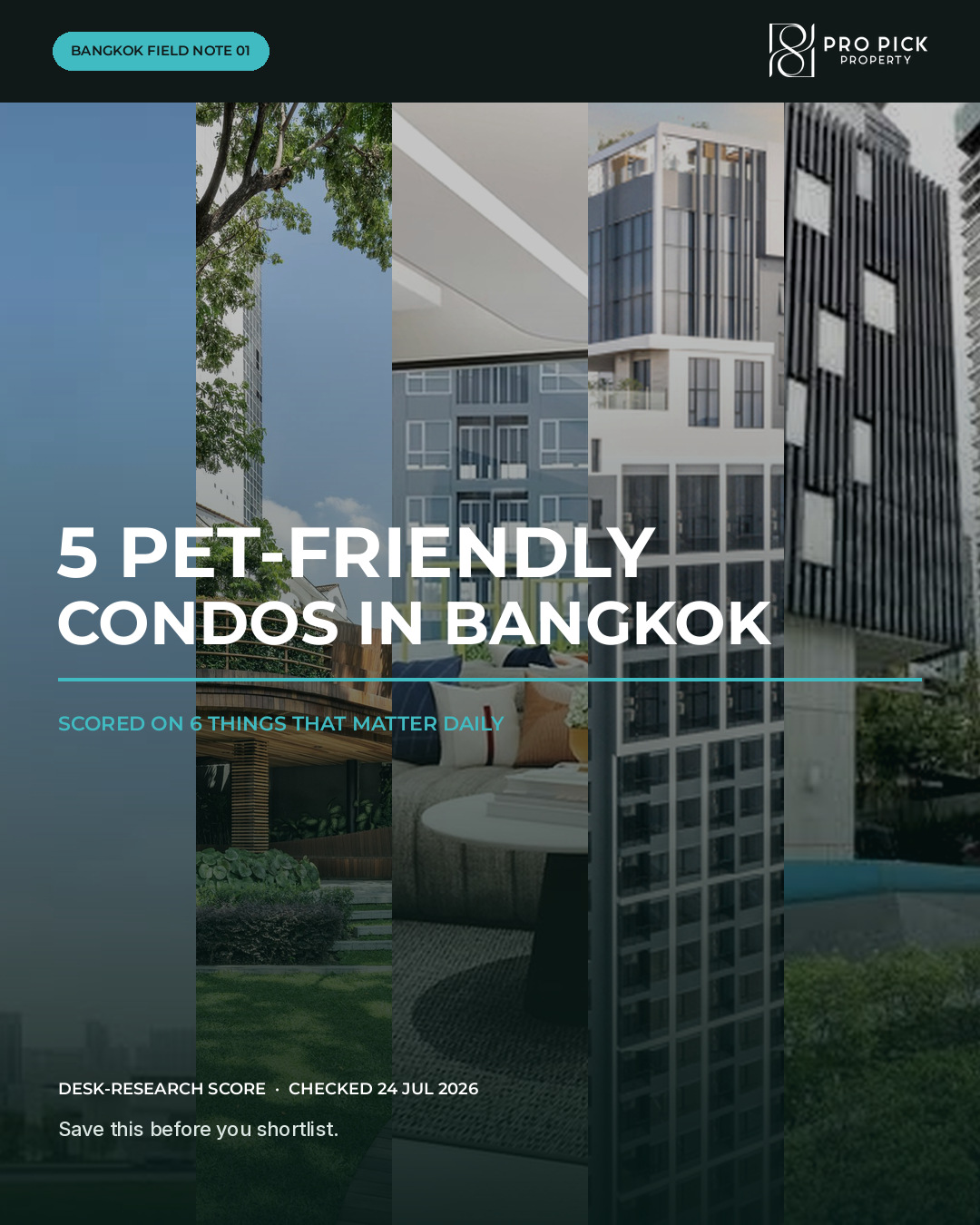 Five pet-friendly condos in Bangkok cover
